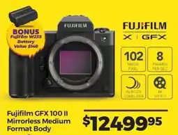 Teds Cameras Fujifilm GFX 100 II Mirrorless Medium Format Body offer