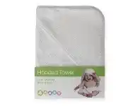 Baby Bunting 4Baby Hooded Towel Plain White offer