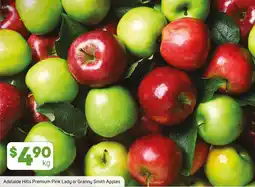 Foodland Adelaide Hills Premium Pink Lady or Granny Smith Apples offer