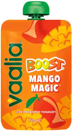 IGA Vaalia Boost Probiotic Yoghurt Selected Varieties offer