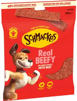 IGA Schmackos Strapz Dog Treats Selected Varieties offer