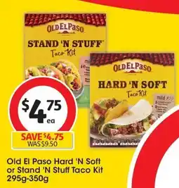 Coles Old El Paso Hard 'N Soft or Stand 'N Stuff Taco Kit offer