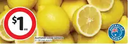 Coles Australian Loose Lemons offer