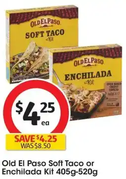 Coles Old El Paso Soft Taco or Enchilada Kit offer