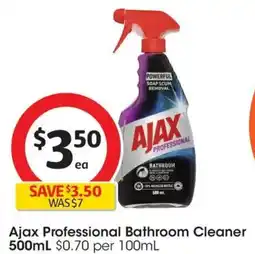 Coles Ajax Professional Bathroom Cleaner offer