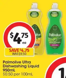 Coles Palmolive Dishwashing Liquid offer