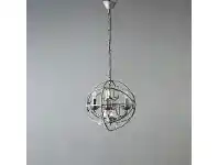 LivingStyles Sundance Metal Chandelier, Small, Silver offer