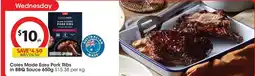 Coles Coles Made Easy Pork Ribs in BBQ Sauce offer