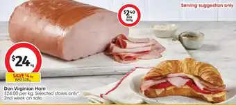 Coles Don Virginian Ham offer
