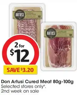 Coles Don Artusi Cured Meat offer