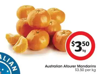 Coles Australian Afourer Mandarins offer