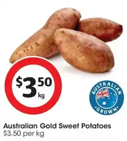 Coles Australian Gold Sweet Potatoes offer