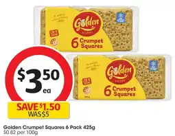 Coles Golden Crumpet Squares offer