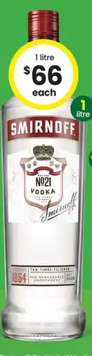 The Bottle O Smirnoff offer