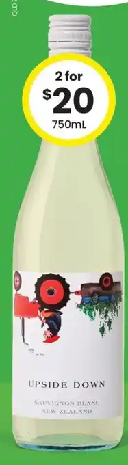 Upside down sauvignon blanc new zealand