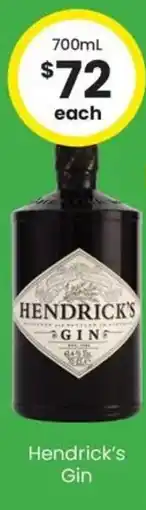 The Bottle O Hendrick's Gin offer