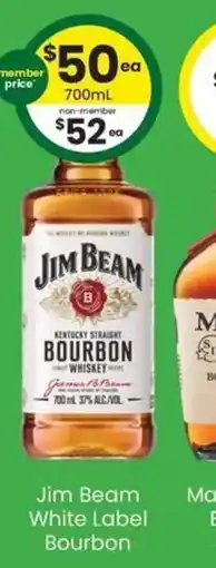 The Bottle O Jim Beam White Label Bourbon offer