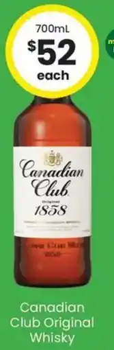 The Bottle O Canadian Club Original Whisky offer
