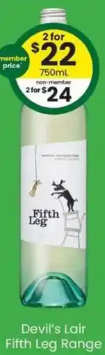 The Bottle O Devil's Lair Fifth Leg Range offer