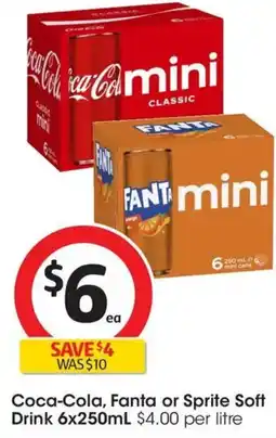 Coles Coca-Cola, Fanta or Sprite Soft Drink offer