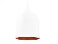 LivingStyles Lumi-R Metal Pendant Light - White/Copper offer