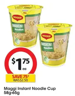 Coles Maggi Instant Noodle Cup offer