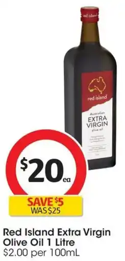 Coles Red Island Extra Virgin Olive Oil offer