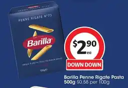 Coles Barilla Penne Rigate Pasta offer