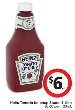 Coles Heinz Tomato Ketchup Sauce offer