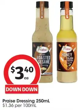 Coles Praise Dressing offer