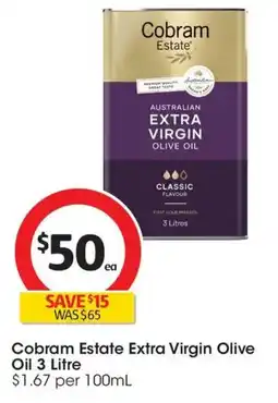 Coles Cobram Estate Extra Virgin Olive Oil offer