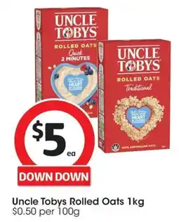 Coles Uncle Tobys Rolled Oats offer