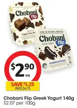 Coles Chobani Flip Greek Yogurt offer
