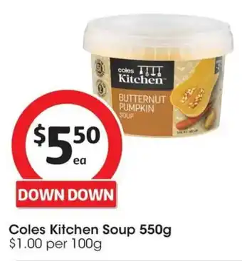 Coles Coles Kitchen Soup offer