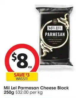 Coles Mil Lel Parmesan Cheese Block offer
