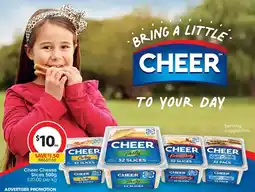 Coles Cheer Cheese Slices offer