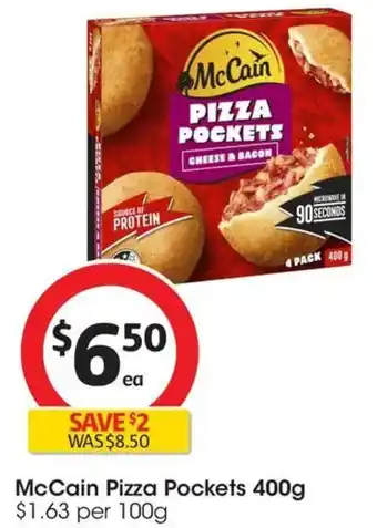 Coles McCain Pizza Pockets offer