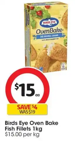 Coles Birds Eye Oven Bake Fish Fillets offer