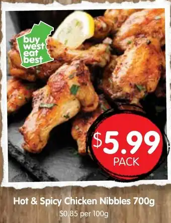 Spudshed Hot & Spicy Chicken Nibbles offer