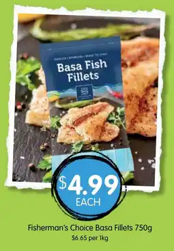 Spudshed Fisherman's Choice Basa Fillets offer