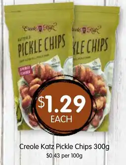 Spudshed Creole Katz Pickle Chips offer