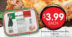 Spudshed Mamma Rosa's Kitchen Lasagne offer