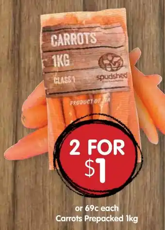 Spudshed Carrots spudshed offer