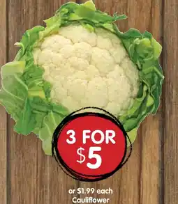 Spudshed Cauliflower offer