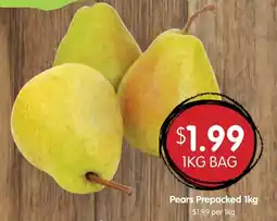Spudshed Pears Prepacked offer