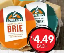 Spudshed South Cape Australian Brie offer