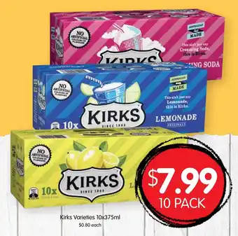 Spudshed Kirks Varieties offer