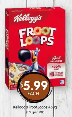 Spudshed Kellogg's Froot Loops offer