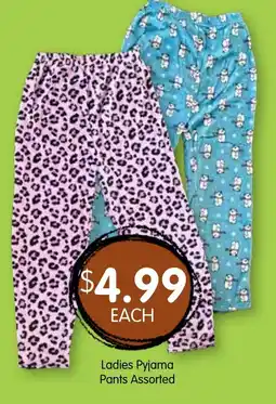 Spudshed Ladies Pyjama Pants Assorted offer