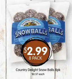 Spudshed Country Delight Snow Balls offer